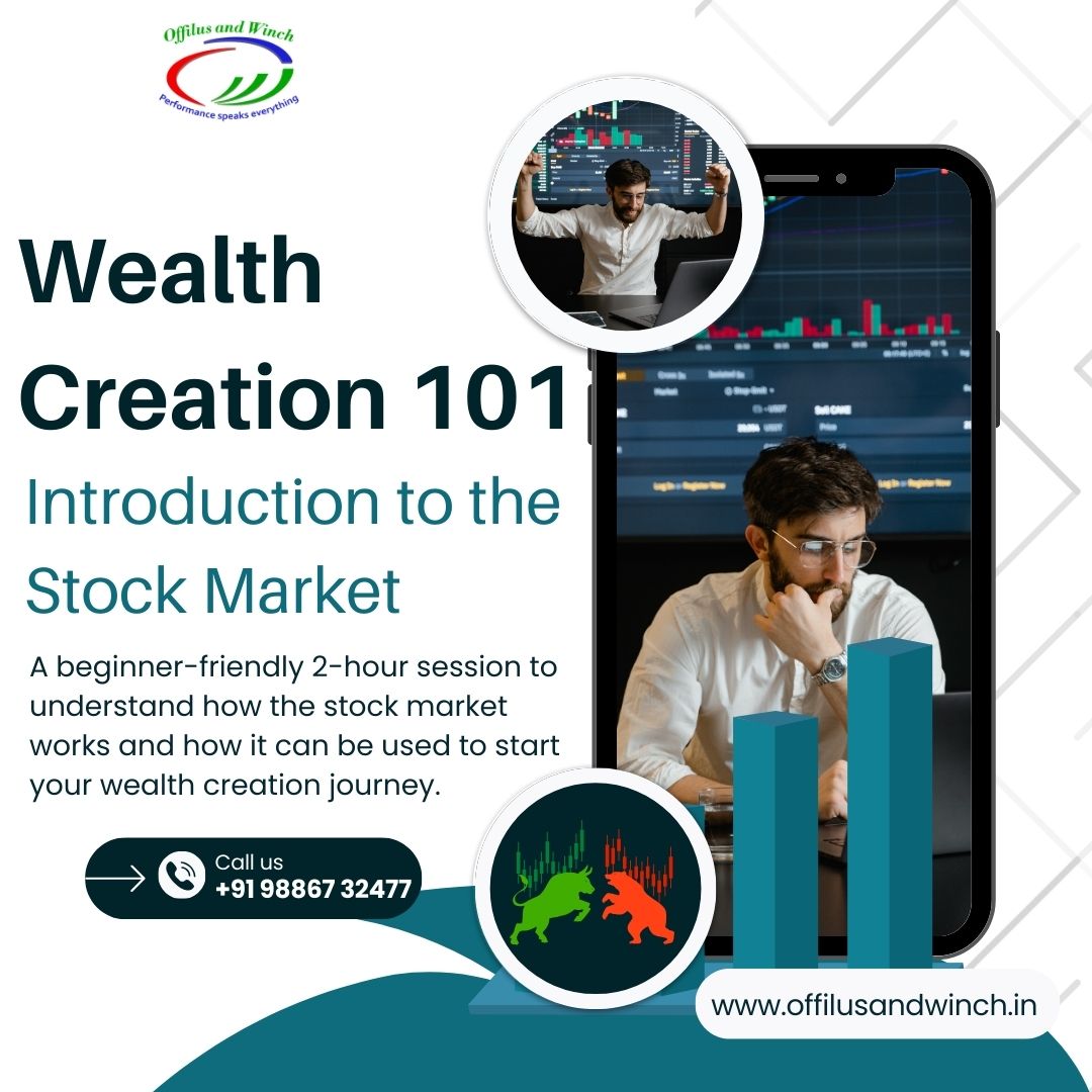 Teal and White Modern Stock Market Trading Instagram Post